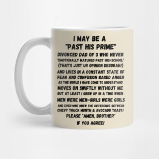 Funny Oddly Specific Divorced Boomer Dad Mug